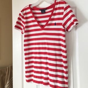 Super cute V- neck, cotton t-shirt , worn once