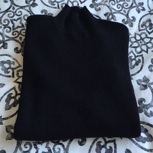 Ann Taylor black rubbed Moreno wool turtle neck.