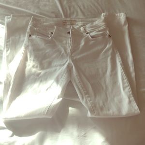 Free People white skinny jeans
