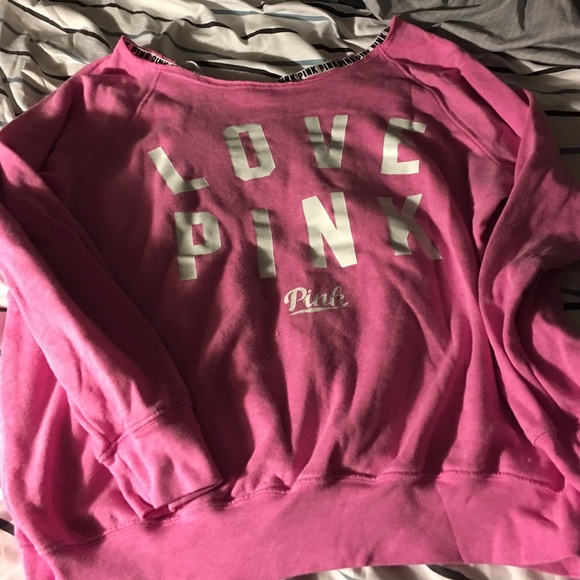 Vs pink slouchy shirt