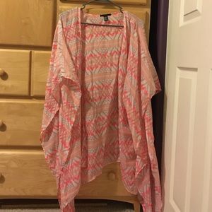 Tribal pink kimono
