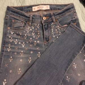 Embellished Abercrombie & Fitch Skinny Jeans✨