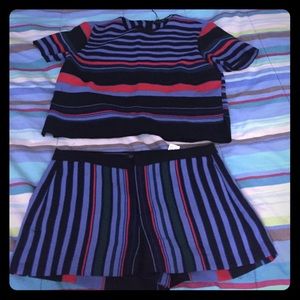 Zara Co ord shorts and top