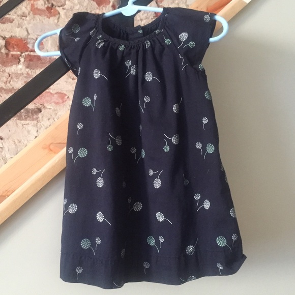 6-12m Gap Navy dandelion dress