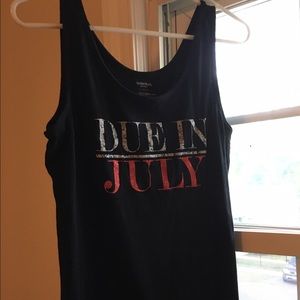 Womens maternity tank