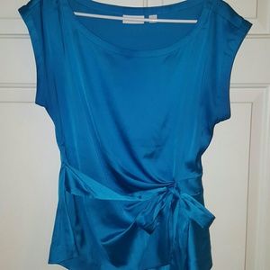 Royal blue blouse