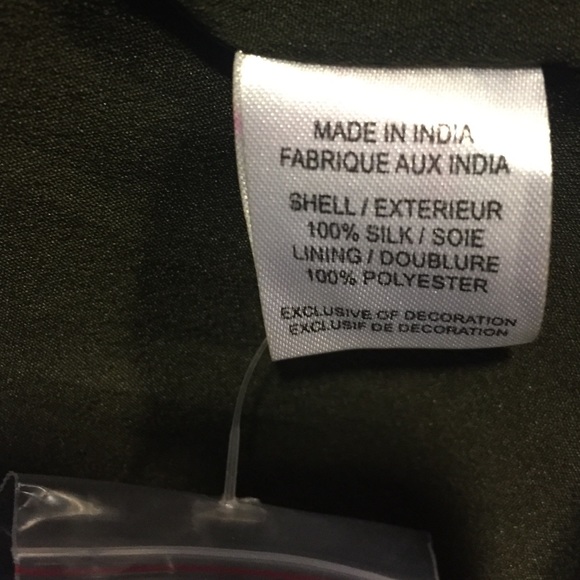 NWT haute hippie sequence olive tank top silk - Picture 4 of 4