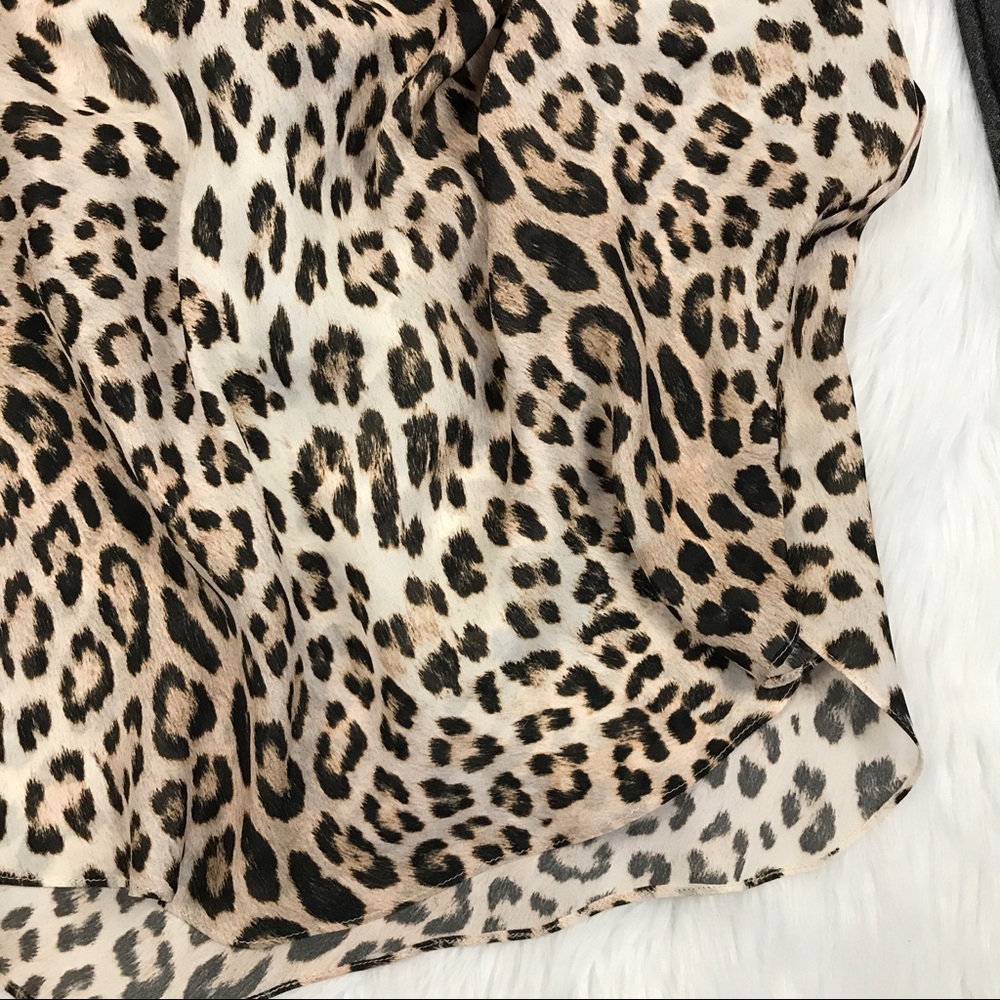 NWT haute hippie love leopard halter neck top silk - Picture 4 of 8