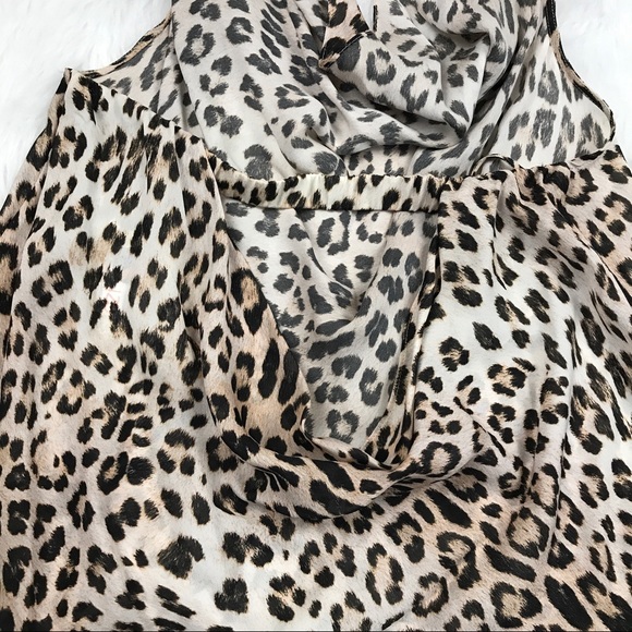 NWT haute hippie love leopard halter neck top silk - Picture 6 of 8