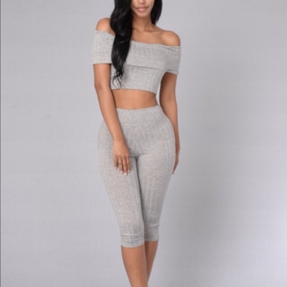 Grey two piece