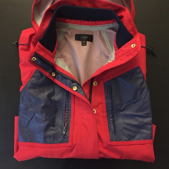 J.Crew color block windbreaker jacket