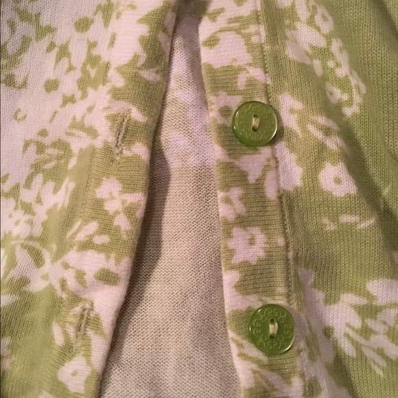 GAP Cotton floral quarter-sleeve cardigan🌱 - Picture 3 of 4