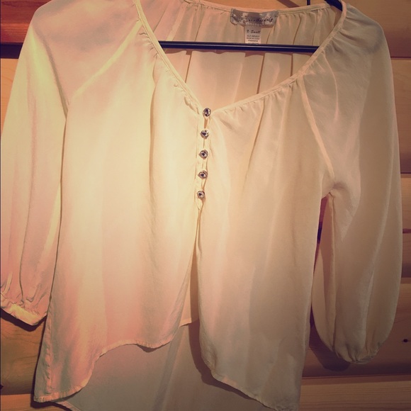 Cream blouse