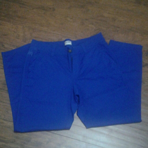 Blue chino pants