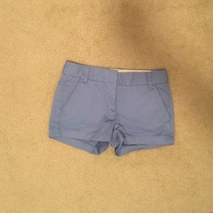 J Crew Chino Shorts 3". Never worn. Size 0.