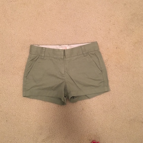 J Crew Chino Shorts 3". New with tags. Size 0.