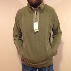 NWT Hugo Boss Orange label 1/4 zip sweater.