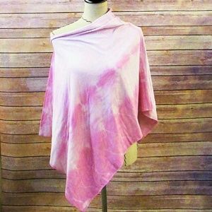 *SALE* Vintage Nine West Pink Tie Dye Poncho