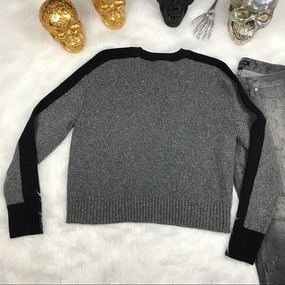LAST RAG & BONE grey + black sweater - Picture 5 of 7