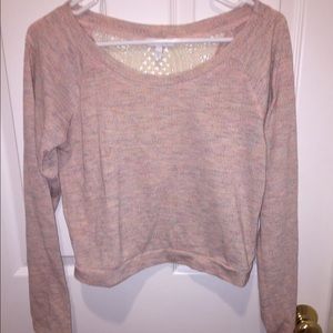 Delias Lace Back Long Sleeve