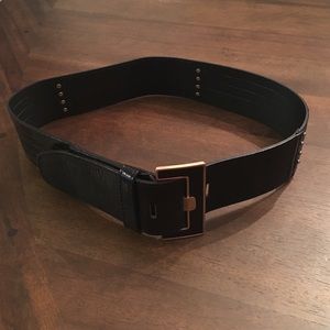 REISS GENUINE LEATHER HIGHWAISTED BELT