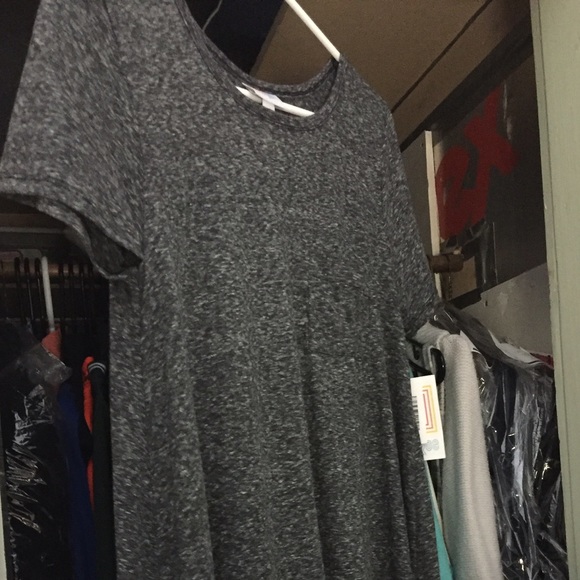 LuLaRoe NWT XS charcoal gray Carly