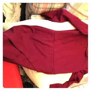 Bodycon Maroon Slit Dress