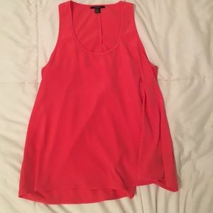Women's coral tank top