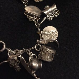 Charms. Sterling bracelet