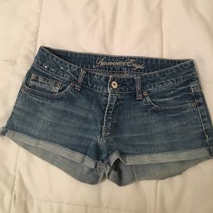 Women's denim shorts