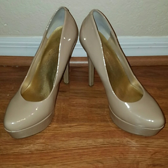 Tall Tan Jessica Simpson Heels