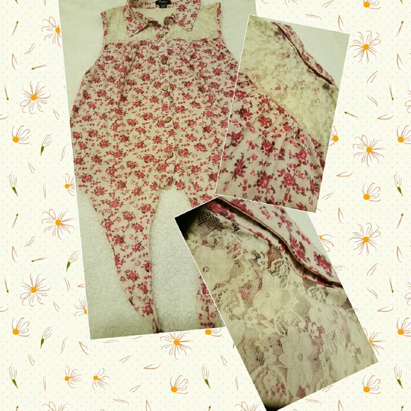 Rhapsody floral top XL (junior) - Picture 2 of 2