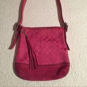 Coach Pink Crossbody/ Shoulder Bag