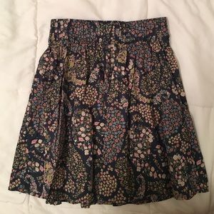 Women's floral skirt