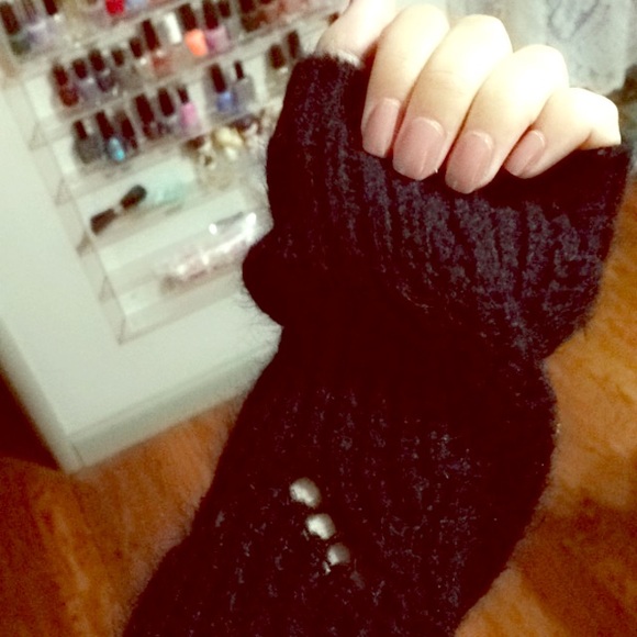 Oversized knitted cardigan