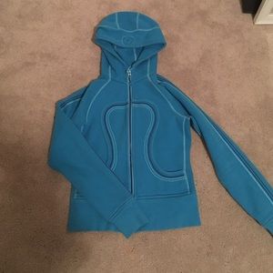 LULULEMON SCUBA HOODIE JACKET BLUE