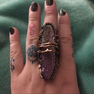 Super cool resin ring!