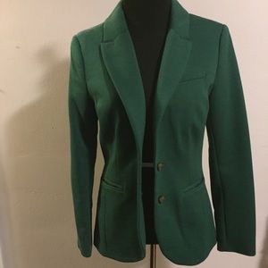 Forest green fitted blazer