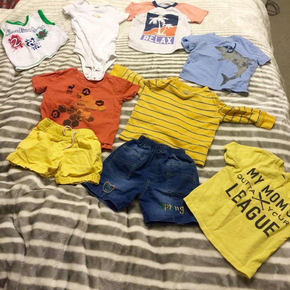 Lots of 18- 24 months baby boys shirts and shorts