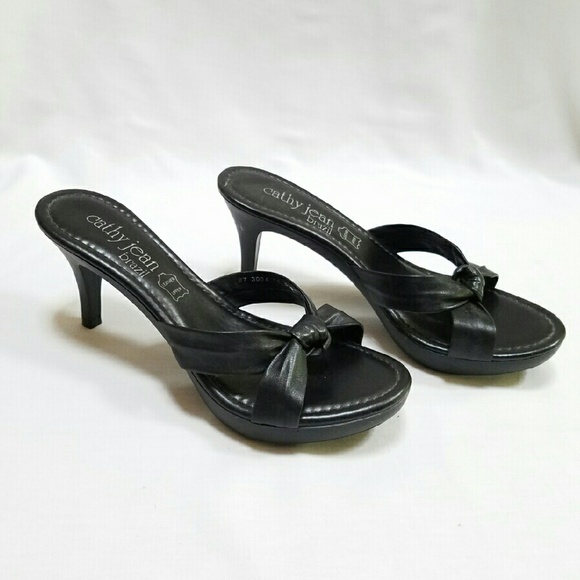 Black Heel Sandals