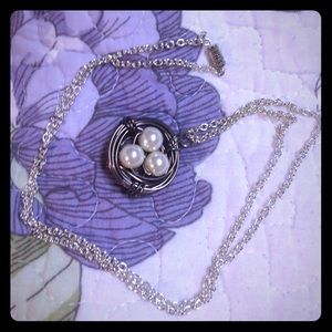 Bird nest necklace