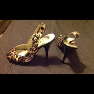 Stunning Leopard Print Slingback