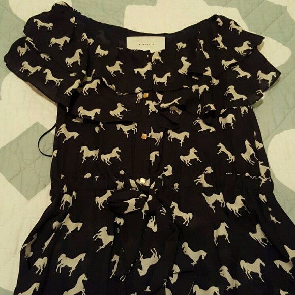 New, never worn Leifsdottir dress with horse print