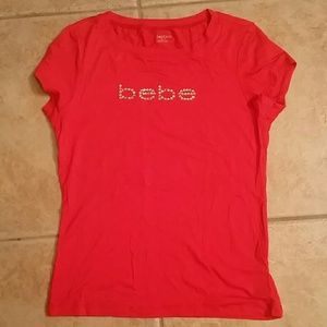 Red bebe shirt