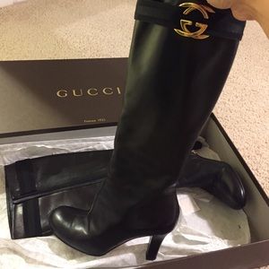 Gucci knee high boots