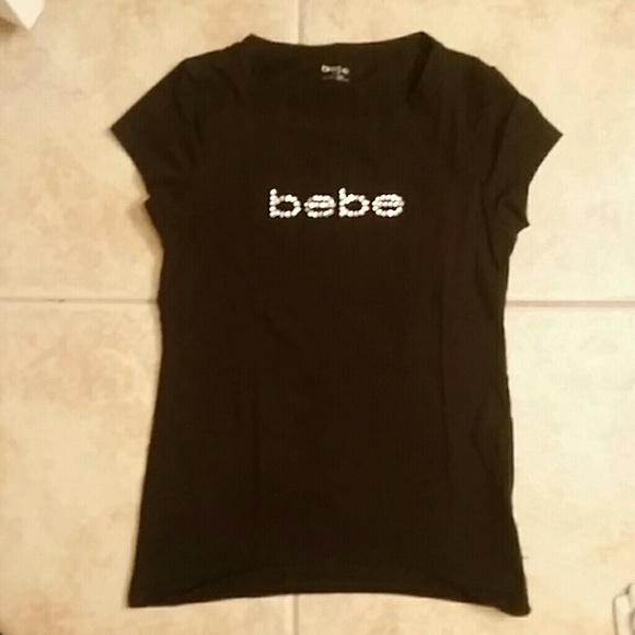 Black & rhinestone tshirt