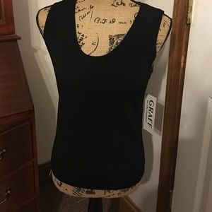 Graff Petite Black Pullover Top