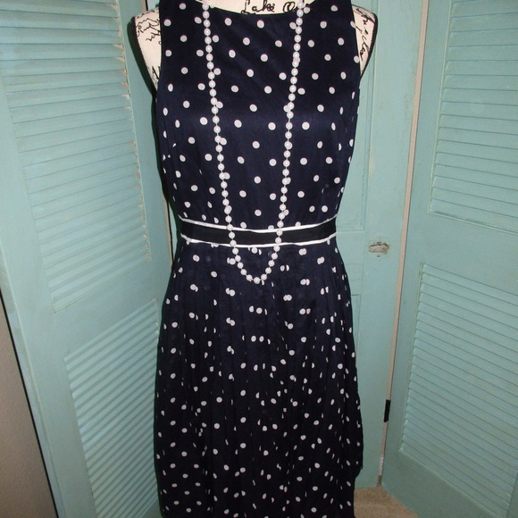 Cocktail polka dot dress
