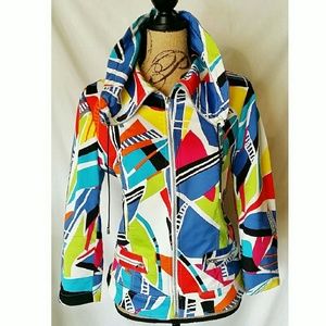 🚫SOLD🚫Multicolor Geo Jacket