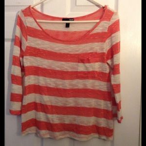 "Aqua" Striped Sweater